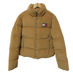 美品 TOMMY JEANS トミージーンズ コーデュロイ パデッドジャケット M キャメル レディース 古着 中古 USED