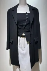 le17septembre ニット ルームマップ チューブトップ 黒 tube top ル 917