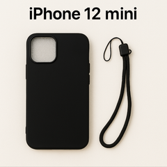 【送料無料】★新品未使用★ iPhone12 mini 黒 マットケース スマホケース fs031208F0