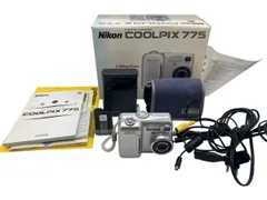 11140-065★Nikon ニコン COOLPIX 775  クールピクス コンパクトデジタルカメラ 元箱・付属品付き シルバー 動作確認済み バッテリー難あり★