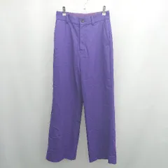 ◇ ⊇ SLOBE IENA イエナ 無地カジュアルスラックスパンツ サイズ38 パープル系 レディース E  【1507030006976】