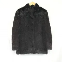 JANE LOFTY★毛皮/ミンクファーコート【11号/暗茶】レディース◆BA414L<sale>