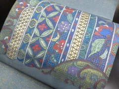 正絹 蘇州刺繍 汕頭 袋帯 未使用 美品 袋帯 中古 リサイクル 汕頭刺繍 スワトウ 蘇州刺繍 中国三大刺繍