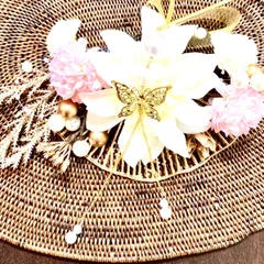 蝶々簪31点セット♡成人式髪飾り♡ブライダルヘアーアクセサリー