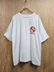 【US古着】レア 90s LE TIGRE Ghostbusters Parody T-shirt | ルティグレ サダム フセイン ゴーストバスターズ ミリタリー ミーム 半袖 Tシャツ ホワイト L