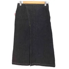 スタジオニコルソン STUDIO NICHOLSON アシンメトリー デニムスカート レディース import：XS 