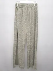 ◇ Samansa Mos2 blue サマンサモスモス ブルー イージー パンツ サイズF カーキ系 レディース P  【1406240047116】