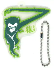 【中古】キーホルダー 猿 ラバーチャーム 「一番くじ 葛飾北斎」 G賞