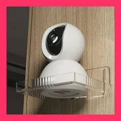 【スタッフおすすめ！】Abaodam 釘不要の粘着式壁掛けブラケット ベビーモニター棚 ベビーモニターホルダー ベビーホルダー ユニバーサルドリル不要シェルフ シェルフホルダー プロジェクターホルダー ２個入