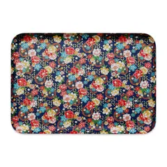 【新品】 タツクラフト 友禅和紙 トレー L 39cm 桜 牡丹文 食洗機対応 トレイ お盆 おしゃれ プラスチック 大 小 大きい 深い 四角 長方形 洋風 和風 和モダン インテリア 白 ランチョンマット 子供用 布 洗える 防水 撥水 子供 給食 国産 