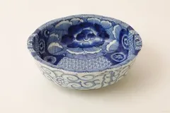伊万里 みじんこ手 石積み文 染付 ベロ藍 猪口 9個 [B31433] 伊万里 みじんこ手 石積み文 染付 ベロ藍 猪口 9個 [B31433