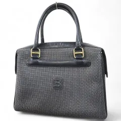 BALLY ブラック ボストンバッグ　バリー　ボーリングバック　レザー バッグ BALLY ブラック ボストンバッグ バリー ボーリングバック レザー