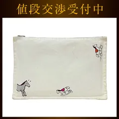 エルメス ポーチ ec-22540 ホワイト アダダ クラッチバッグ - メルカリ 