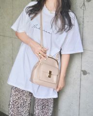 "A.D.G" BACK WING BIG TEE (white)