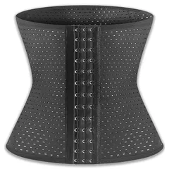 [スポーティア] ウエストニッパー コルセット ボーン内蔵 レディース ブラック XXS 1