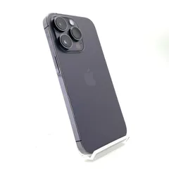 【全額返金保証】【最速発送】Apple iPhone 14 Pro 128GB ディープパープル 楽天モバイル SIMフリー 白ロム 美品 動作確認済 86%