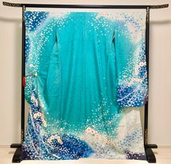 【正絹振袖・仕立上り品】 訳あり大特価！　⚠️振袖単品です