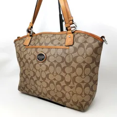 コーチ　バッグ　ワンショルダー　シグネチャー　総柄　少し汚れあり　管理番号KKVKO641