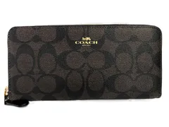 未使用　COACH コーチ シグネチャー 長財布 ラウンドファスナー ジップ　ウォレット