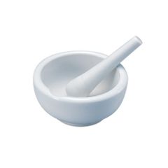 【クーポン有】乳鉢(瀬戸物)乳棒付 90MM 松吉医科器械 08-2660-02