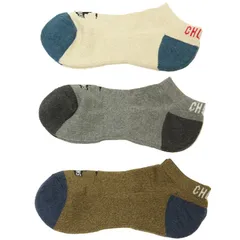 CHUMS チャムス CH06-1134 3Pブービーチャムスアンクルソックス アンクルソックス 3足セット くるぶし丈 ソックス 靴下