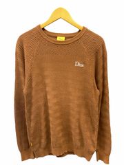 Dime (ダイム) WAVE CABLE KNIT SWEATER ウェーブ ケーブル ニット セーター S ブラウン メンズ/025