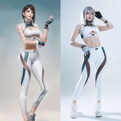 得体社 ヨガウェアセット スポーツウェア ヨガ セクシー ゲーミング風 永劫無間 タイト コスプレ衣装