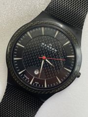 SKAGEN 腕時計ブラック956XLTBB 不動 - メルカリ