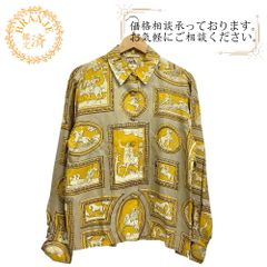 HERMES エルメス ヘルメス 馬車柄 長袖Ｔシャツ ベージュ レディース おすすめ 人気
