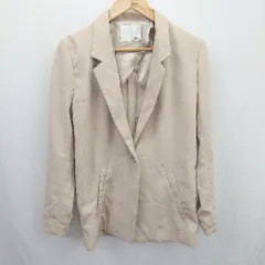 ◇ ⊇ MOUSSY マウジー シンプル系 長袖 スーツジャケット サイズＦ ベージュ系 レディース E  【1507280015827】