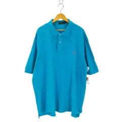 ポロラルフローレン POLO RALPH LAUREN ポニー刺しゅう 鹿の子ポロシャツ メンズ  3XL