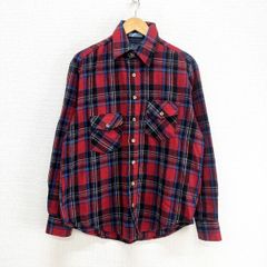 sears シアーズ 80s 80年代 襟芯 長袖シャツ チェック M 10119125