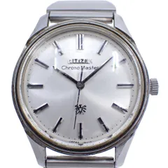【純正ブレス・ボックス・ノンポリッシュ・保証有り】シチズンクロノマスター手巻き CITIZEN】シチズン『クロノマスター』メンズ 手巻き 1週間保証