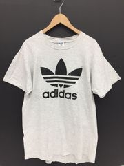 adidas　80's～　トレフォイル　両面プリントTシャツ　USA製　ヴィンテージ【M126-20250615-02KS】