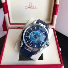 ご購入大歓迎です 新品 未使用 オメガ シーマスター アクアテラ GMT ワールドタイマー マスタークロノメーター ブルー RO-54 自動巻き｜本日限定特価｜新品未使用