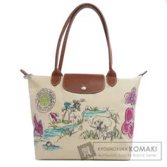 Longchamp ロンシャン ル・プリアージュ アニマルモチーフ ハンドバッグ ナイロン レディース [中古]