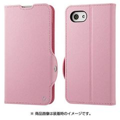 【訳あり・未使用品】手帳型ケース ピンク AQUOS R compact■701SH／au SHV41／SH-M06■アクオスR コンパクト