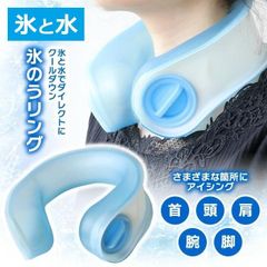 【2個セット】 ネッククーラー 2025 首掛け 最強 氷のう ネックリング ネックアイスリング 氷 スポーツ アウトドア 子供 大人 キッズ メンズ レディース 男性 女性 首 冷やす