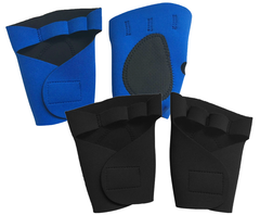 ウェイトリフティング用グローブ両手セット 選べる２色（青・黒） バーベル ダンベル フリーウェイト
