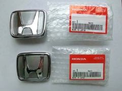 新品未使用 ホンダ純正 S2000 AP1 AP2 フロント リア エンブレム オーナメント グレー リヤ Genuine Honda S2K Front Rear GRAY Emblem JDM