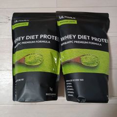 WHEY DIET PROTEIN 抹茶ラテ風味　810ｇ×２袋セット販売　賞味期限2027.02　未開封新品　ULTORAホエイプロテイン