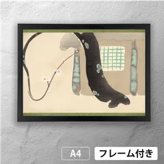 楽天市場】紅梅 /尾形光琳画 紅白梅図屏風/七宝焼 額 アート