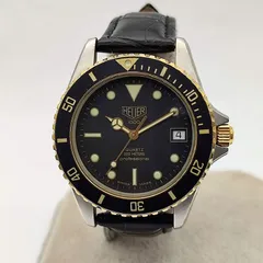 HEUER 200mダイバーウォッチクォーツ レディース 980.038 稼働品 HEUER 200mダイバーウォッチクォーツ レディース 980.038 稼働品