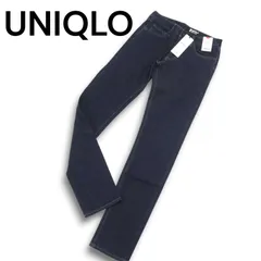 【新品 未使用】 UNIQLO ユニクロ 通年★ ストレッチ スキニーフィット テーパード デニム パンツ ジーンズ Sz.28 メンズ