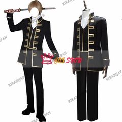 新品銀魂 ぎんたま 真選組隊服 コスプレ衣装 土方十四郎 沖田総悟 近藤勲 風 警察 cosplay仮装 制服 イベント クリスマス ハロウィン ステ