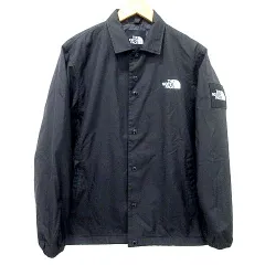 ザノースフェイス THE NORTH FACE 美品 NP72130 コーチジャケット ブルゾン アウター ナイロン S 黒 ブラック A0424