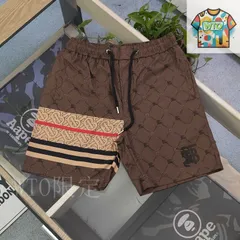 【今日WTO】Burberry 2025 戦馬 TB ロゴ 速乾カップル半ズボン-VP49