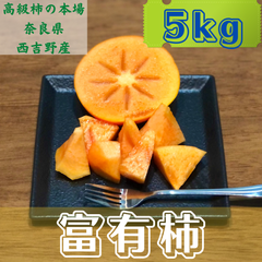富有柿5kg【家庭用】