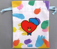 【中古】雑貨 [単品] TATA(ブイ) トラベル巾着 「BT21」 ロフト限定 2021 BT21 Happy Bag(ハッピーバッグ) Basic同梱品