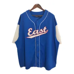STARTER スターター ASPHALT LEGEND ベースボールシャツ 大きいサイズ ブルー(メンズ 2XL)中古 古着 T8107のサムネイル
